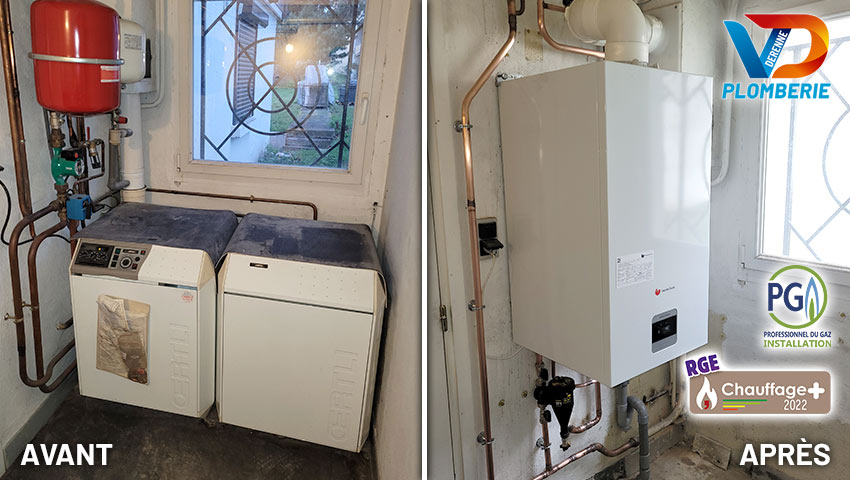 installation chaudiere vd plomberie clermont-fd, chamalieres, aubiere, cournon